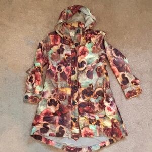 Women's Floral Avoca raincoat size S